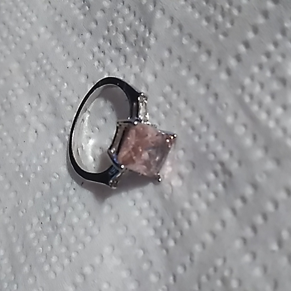 pink gemstone ring